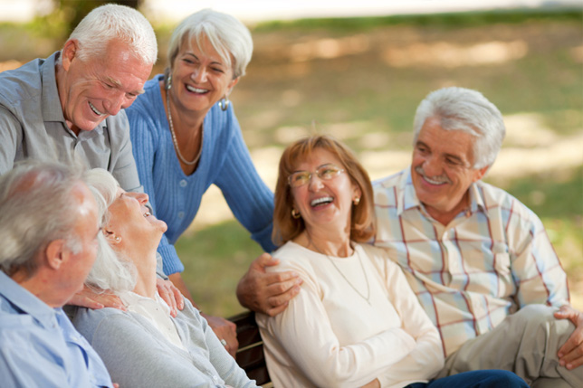 Group of Senior People in a Park